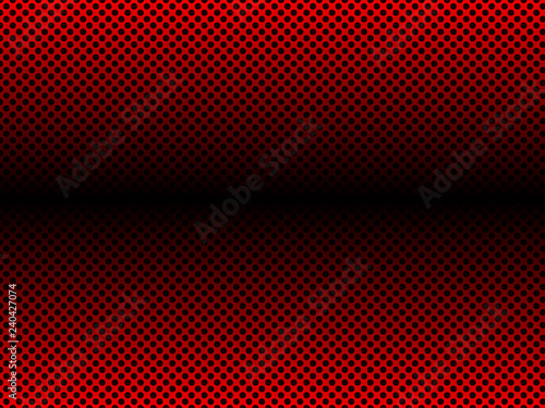 Red black circle carbon gradient pattern