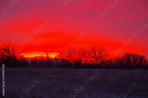 Fiery Sunset © Bill