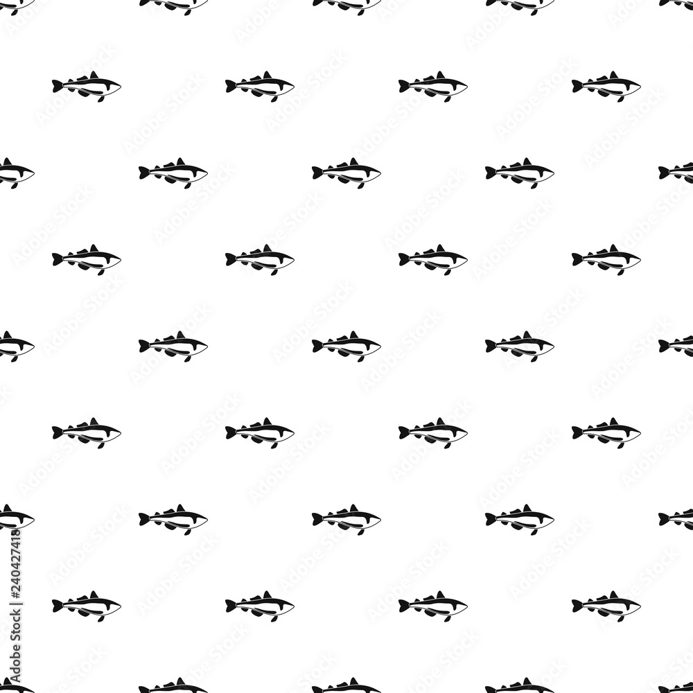 Sea fish pattern vector seamless repeating for any web design Sea fish pattern vector seamless repeating for any web design
