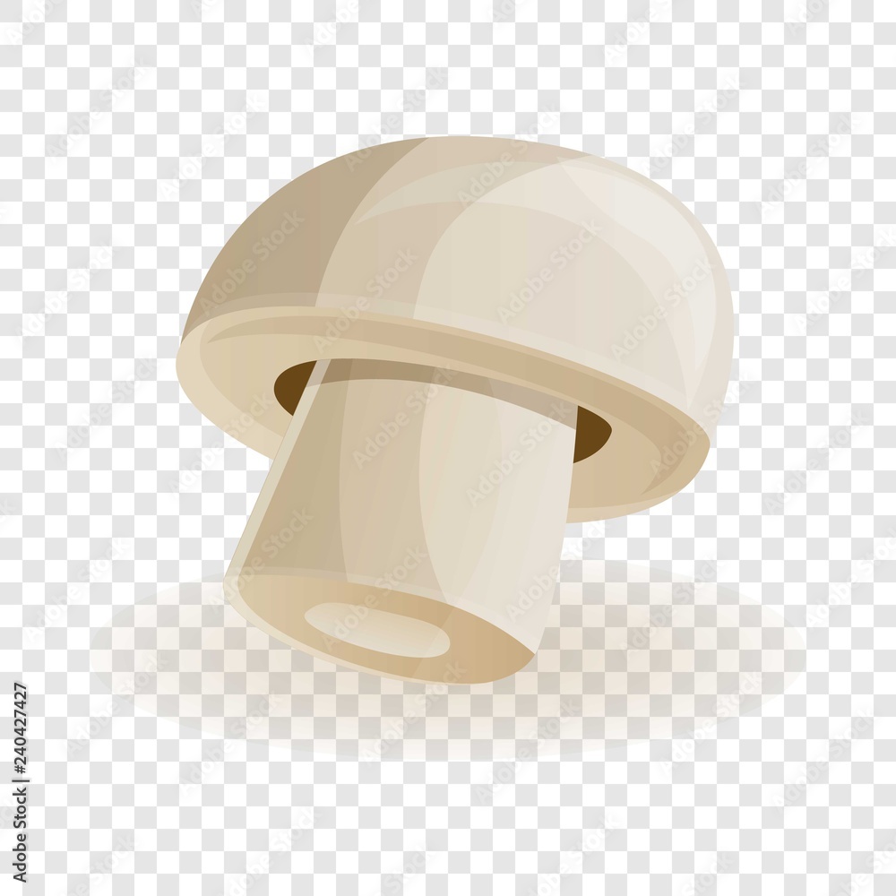 Fototapeta premium Vegetarian champignon icon. Cartoon of vegetarian champignon vector icon for web design for web design