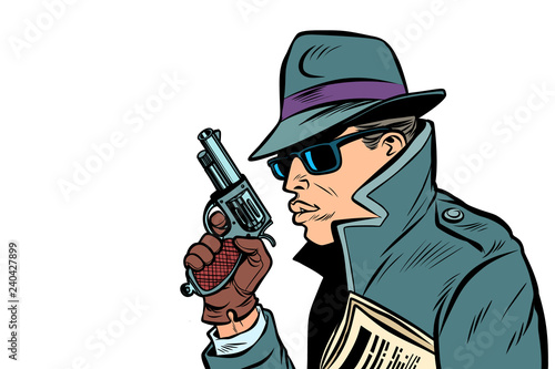 gun spy, secret agent