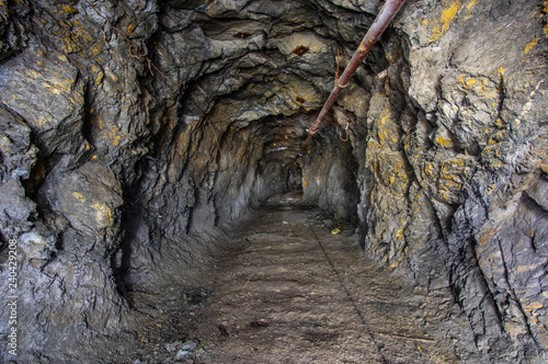 Obraz na płótnie Old gold mine w salonie