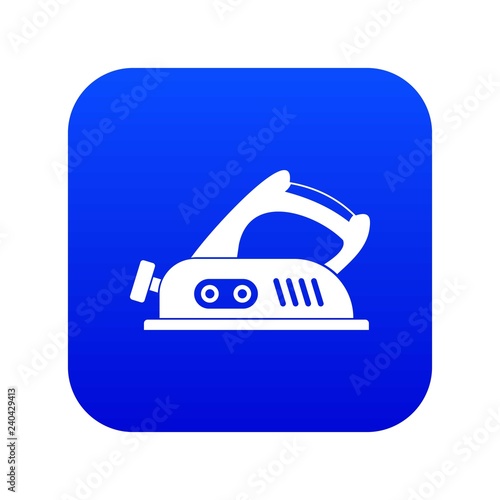 Jack plane icon digital blue for any design isolated on white vector illustration
