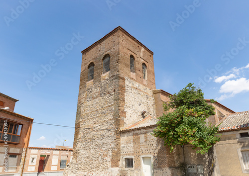 Saint John the Baptist Parish Church in Palacios de Goda town, province of Avila, Spain photo