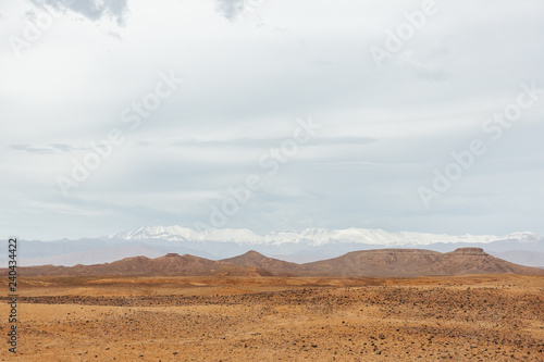 desert and mountains in Morocco 