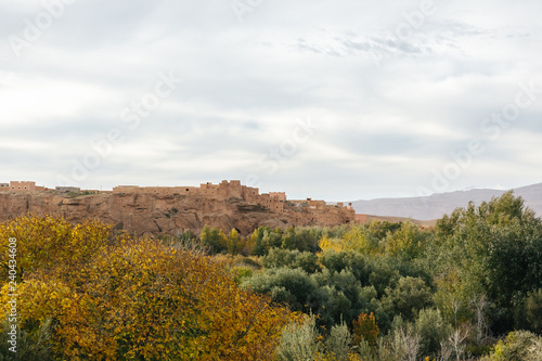 old buildings and landscape in rural Morocco