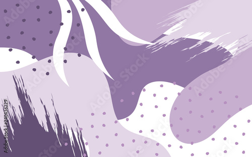 Abstract background with hand drawn textures, memphis style