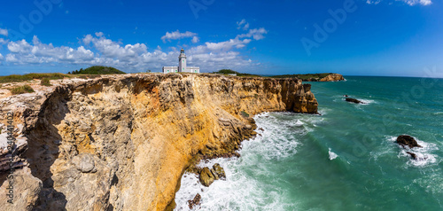 Obraz na płótnie Faro Los Morrillos, Cabo Rojo, Puerto Rico local attraction w salonie