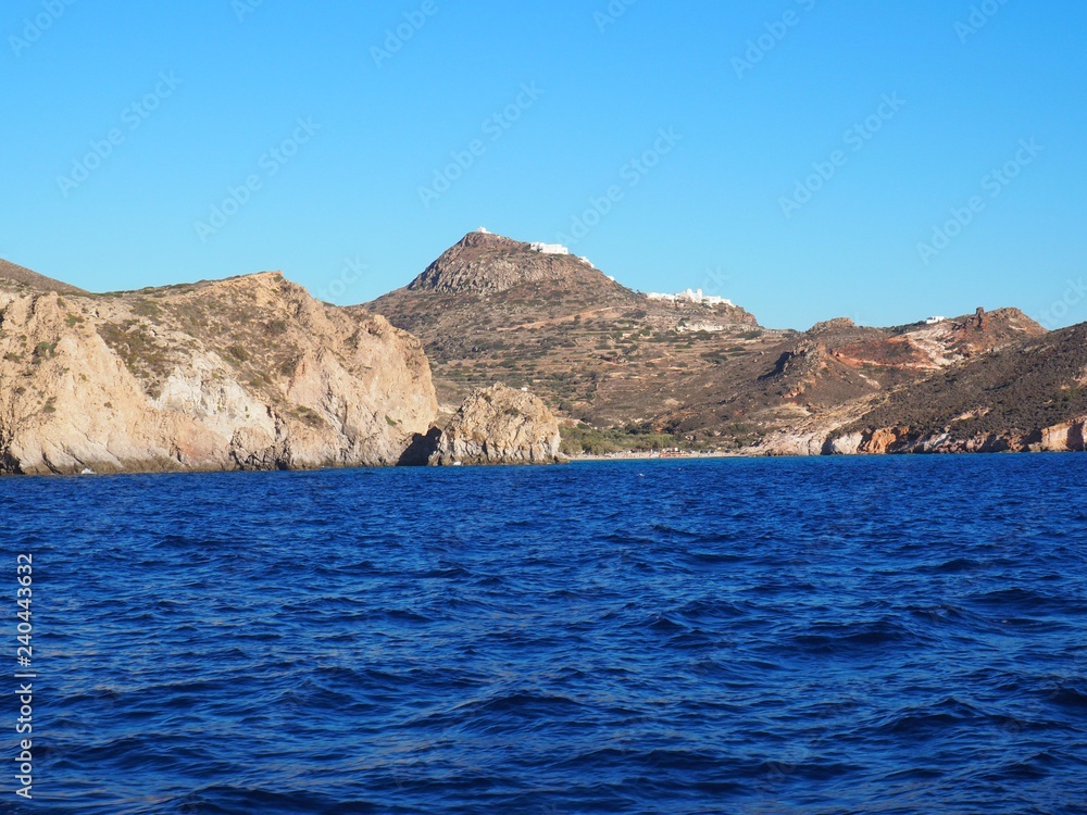 coast of Milos, Greece coast of Milos, Greece