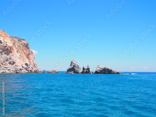 rock formations in the sea