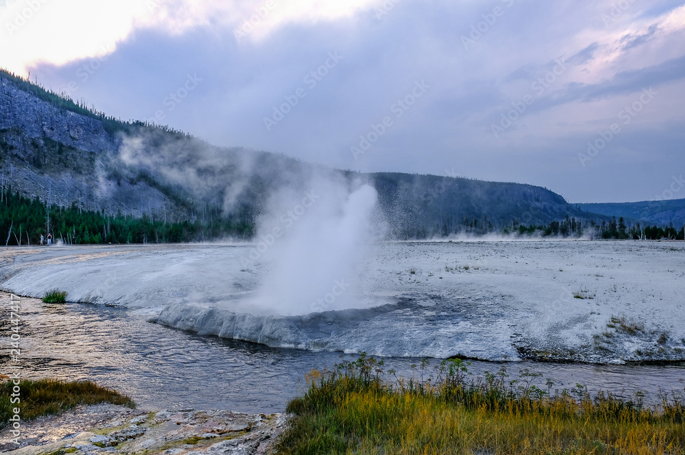 geysers of Yellowstone