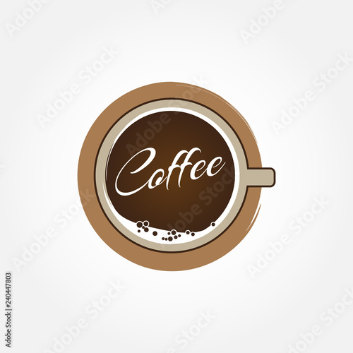 Fototapeta Naklejka Na Ścianę i Meble -  Coffee Cup Logo Sign Symbol Icon
