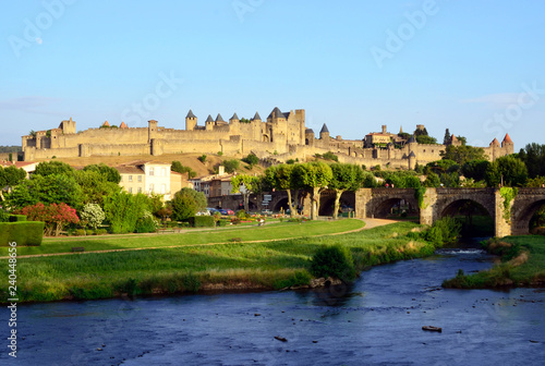 Fortified city of Carcassonne in France