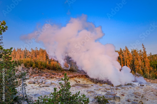 Yellowstone geyser © Sergey