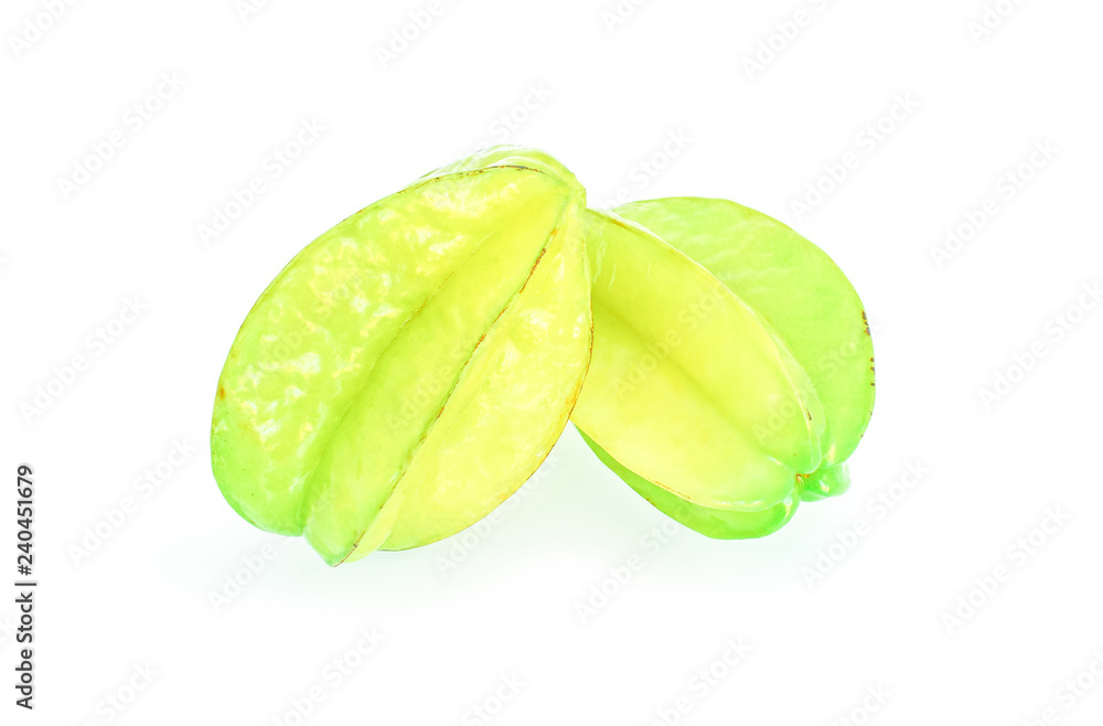 Fototapeta premium Star apple on white background.