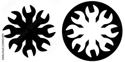 service center logo vector ...