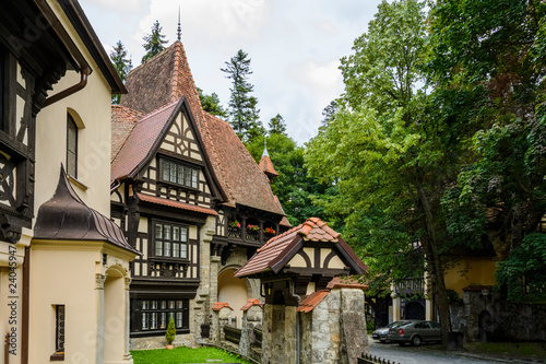 Entrance park peles castle