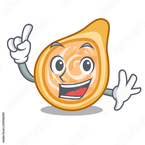Finger chicken coxinha in shape a cartoon