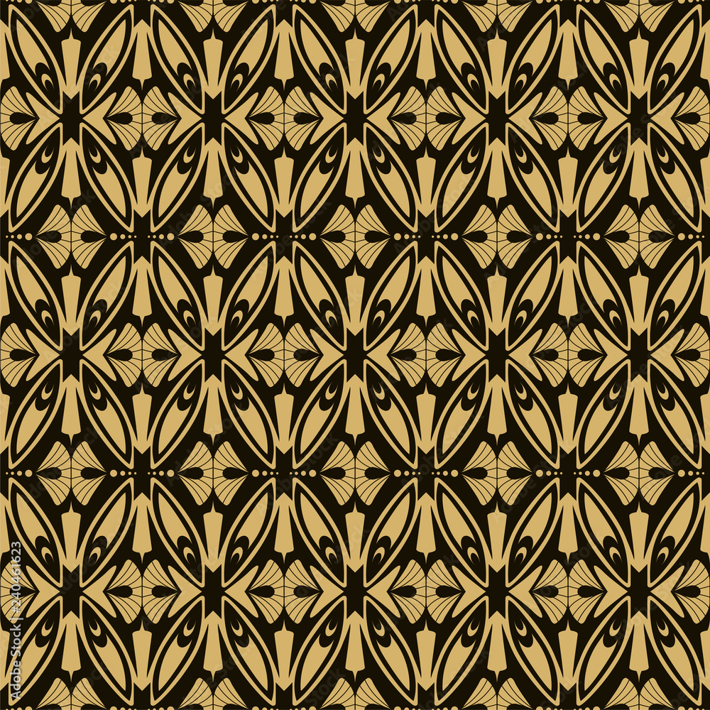 Gorgeous background. Seamless pattern.Vector. ゴージャスなパターン