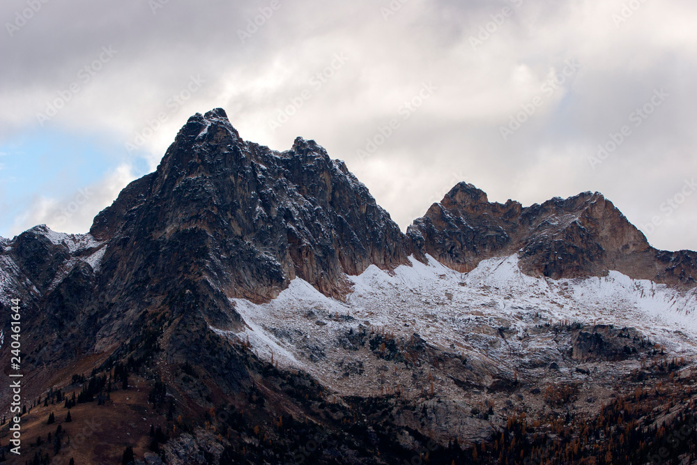 mountains in winter