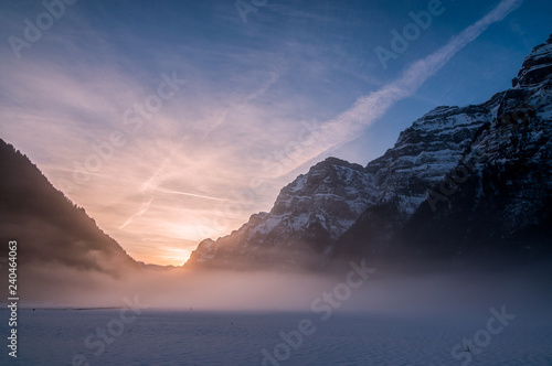 Morning Glow in Swiss Alps