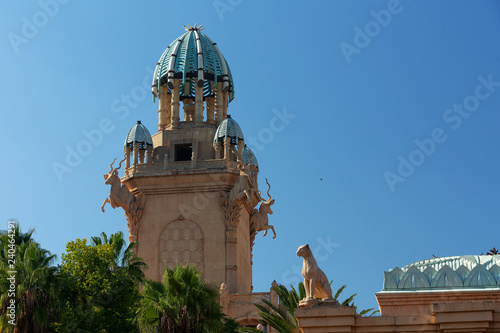 Photography Sun City or Lost City, big entertainment center in South Africa like Las Vegas in North America