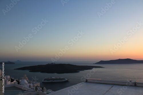 Sunset in Santorini