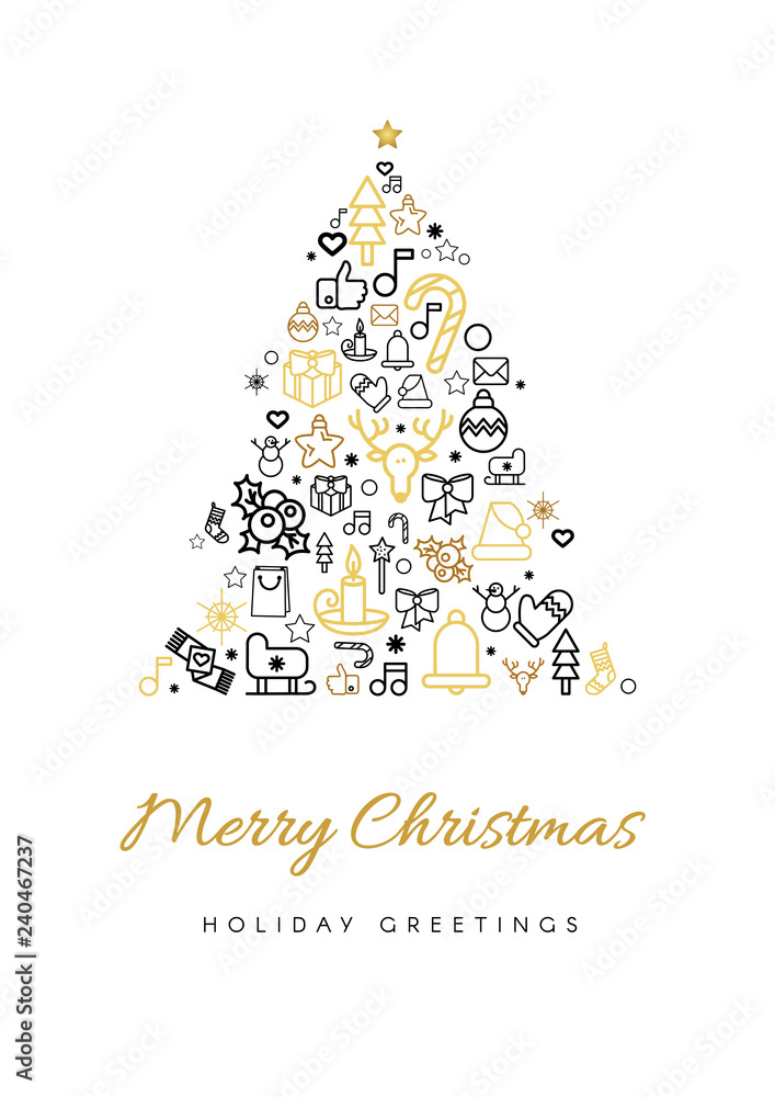 Merry Christmas greeting card template Merry Christmas greeting card template
