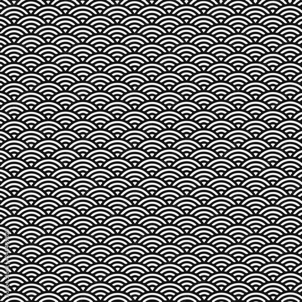 custom made wallpaper toronto digitalWave pattern of Origami, Japanese paper