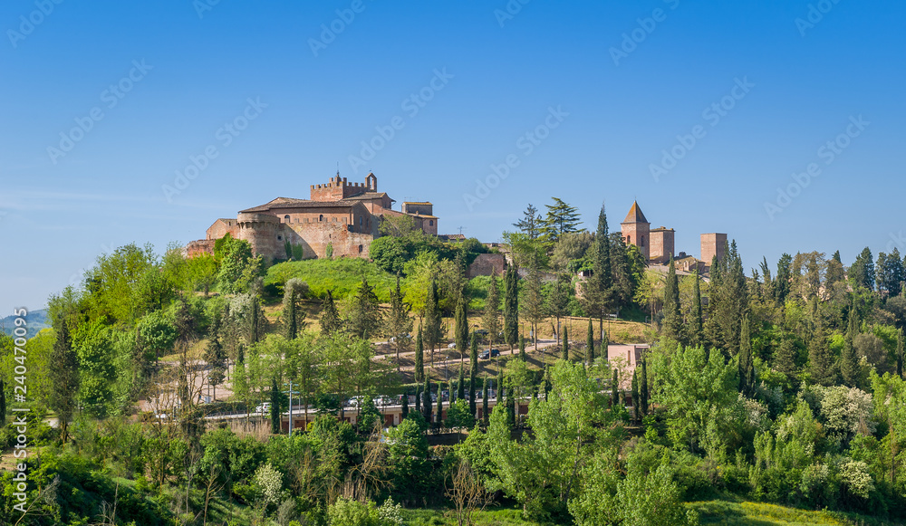 Certaldo fortress and italian comune