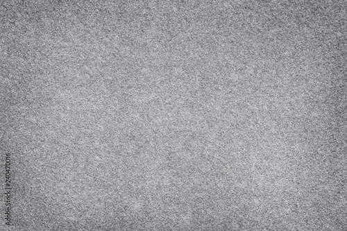 Gray felt surface close up. Texture and background