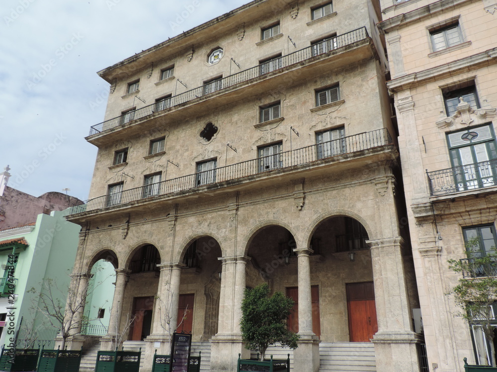 Large Old Cuban Architecture 