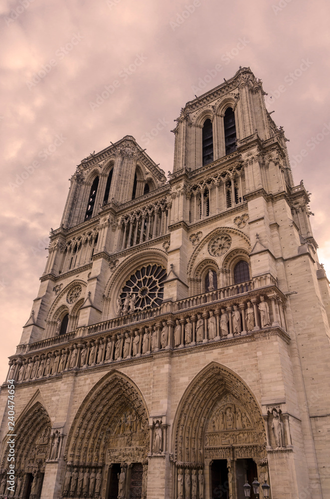 Gothic cathedral of Notre Dame