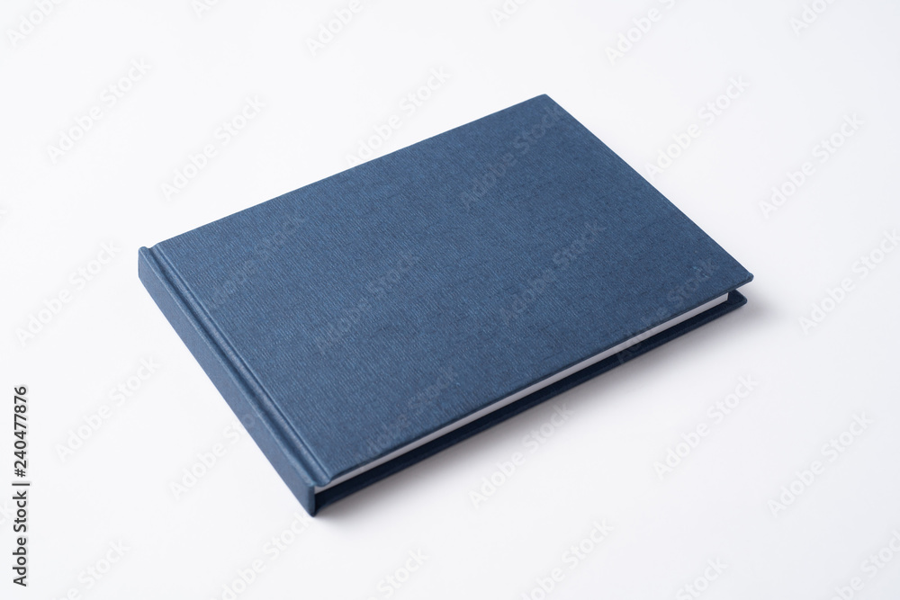 blue notebook with open page blue notebook with open page