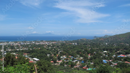Dili from the higher ground photo