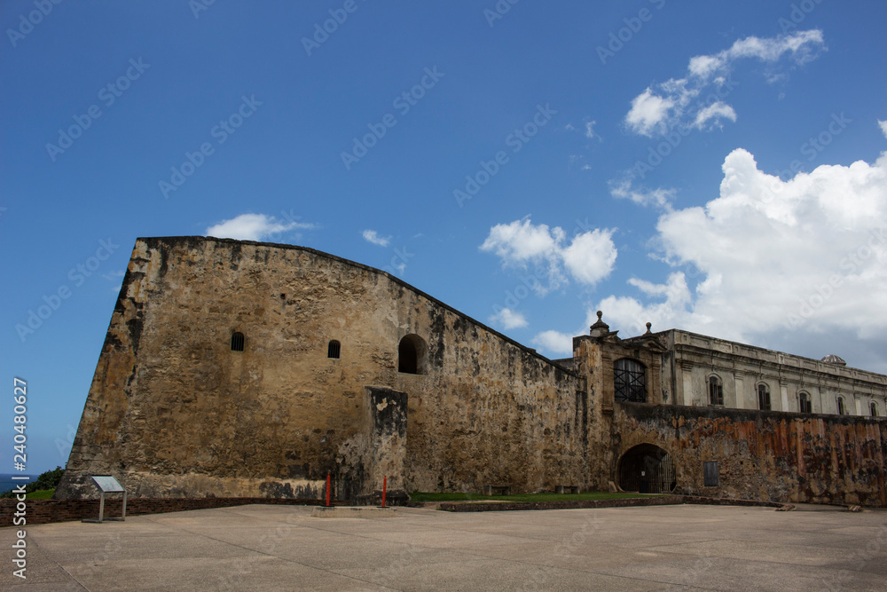 Old fortress in San Juan, Puerto Rico Old fortress in San Juan, Puerto Rico
