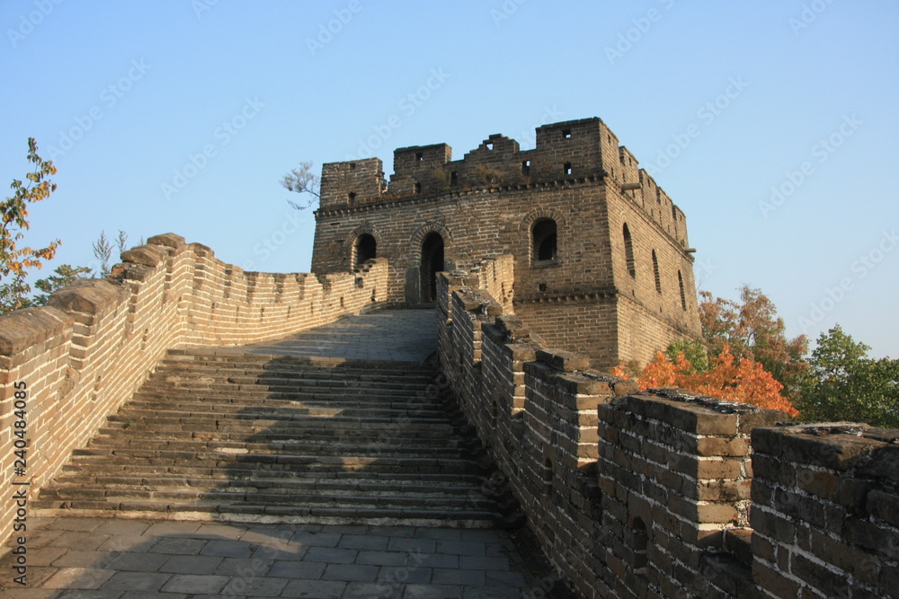 Tower on the Great Wall of China at Munteanu