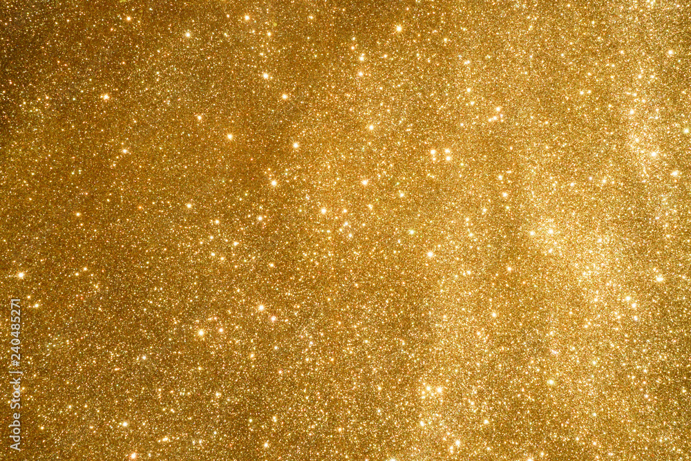 gold and white glitter abstract bokeh background Christmas	