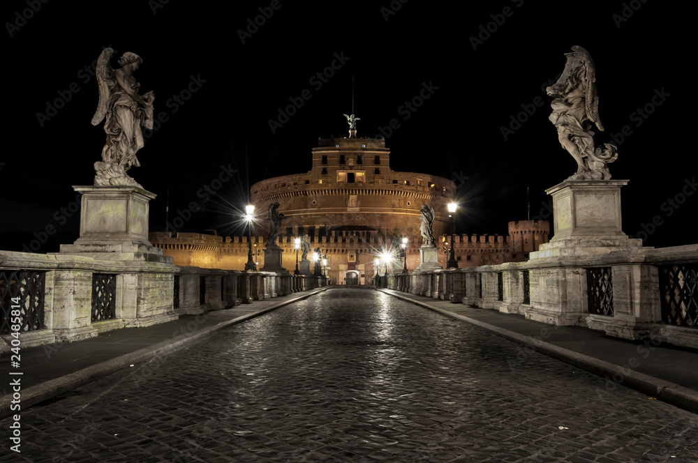 St. Angelo castle, Rome, Italy