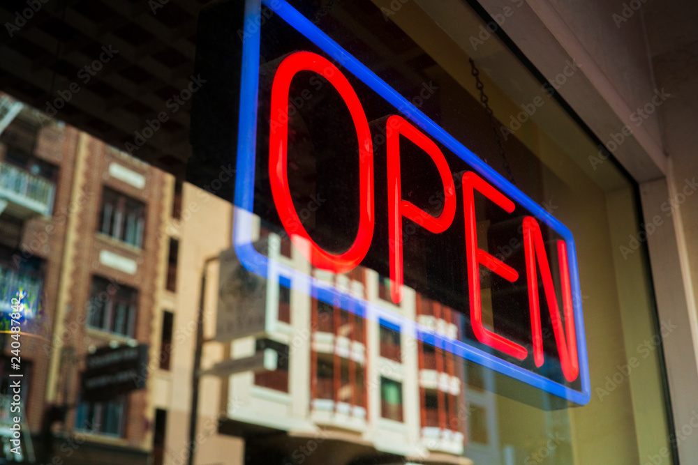 Obraz premium neon sign