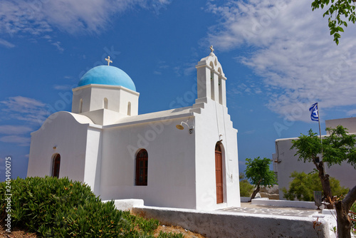 Église à Piso Livadi, Paros, Cyclades, Grèce 