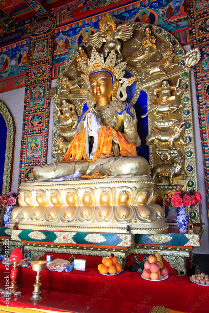 Great day tathagata statue in the Five Pagoda Temple, Hohhot city, Inner Mongolia autonomous region, China