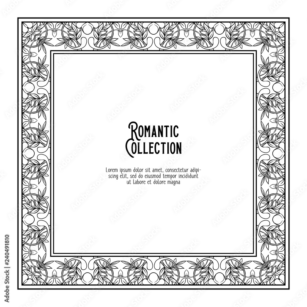 Template for invitation, greeting card banner Template for invitation, greeting card banner