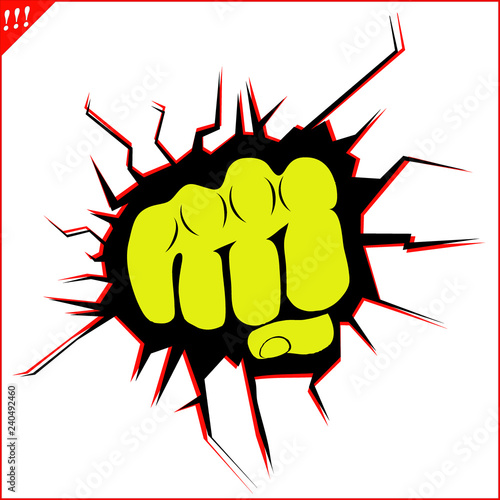 Martial art colored simbol design. Karate emblem.