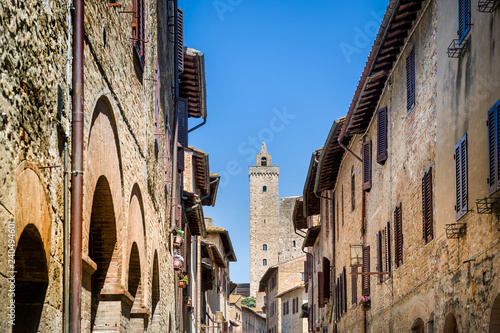San Gimignano old town street