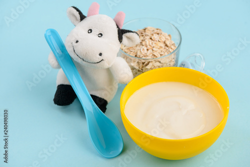 Cereals  puree and cow