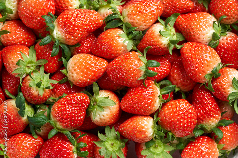 A Pile Of Strawberries A Pile Of Strawberries