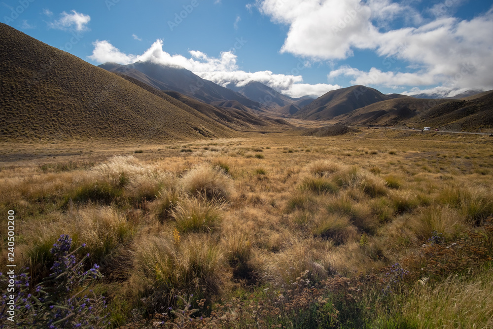 Mountain landscape, Lake Tekapo, New Zealand Mountain landscape, Lake Tekapo, New Zealand