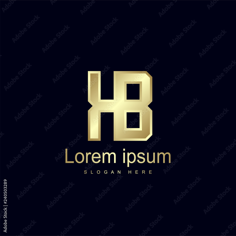 Initial Letter KB Logo Template Vector Design Initial Letter KB Logo Template Vector Design