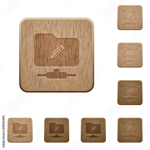 FTP edit wooden buttons